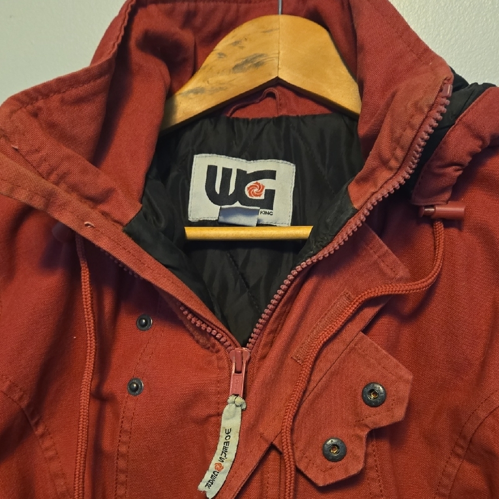 Work King Raspberry Work Chore Jacket Ladies Small - Picture 3 of 6